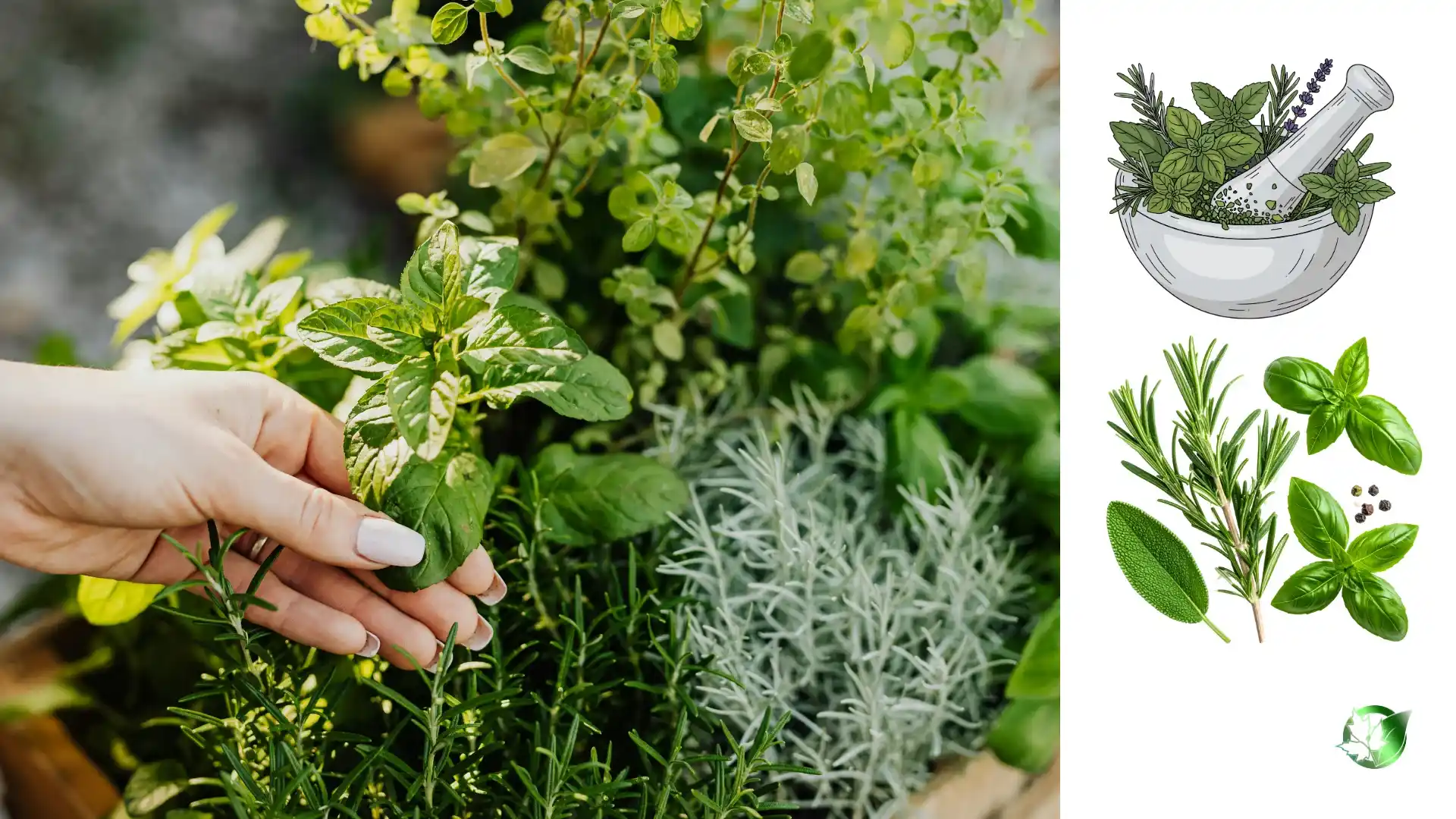 Commercial presentation of Fresh Herbs for wholesale product evaluation and buyer review.